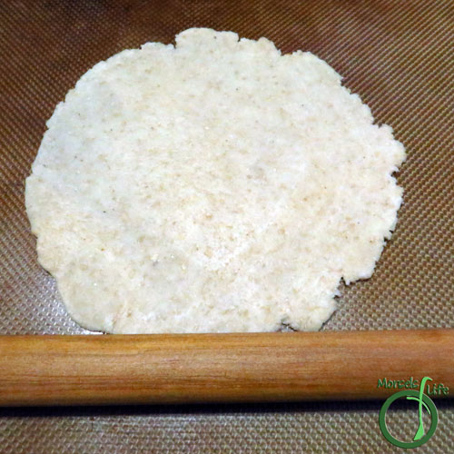 Morsels of Life - Galette Crust Step 3 - Roll out dough and bake at 350F for 10 minutes.