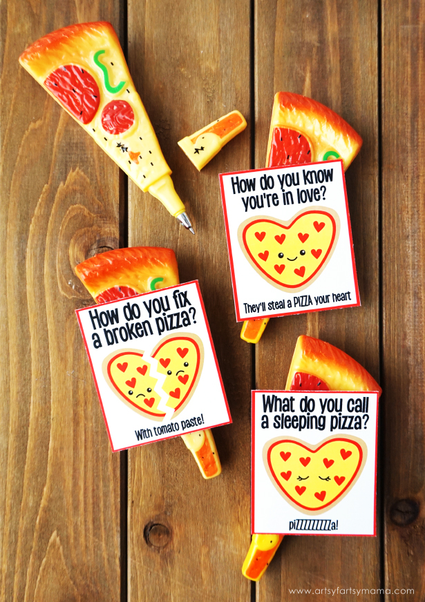 Nothing cheesy about it! Share your love of pizza this Valentine's Day with Free Printable Pizza Jokes!