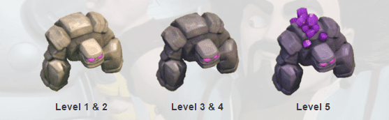 Info Biaya dan Lama Upgrade Golem Info Biaya dan Lama Upgrade Golem
