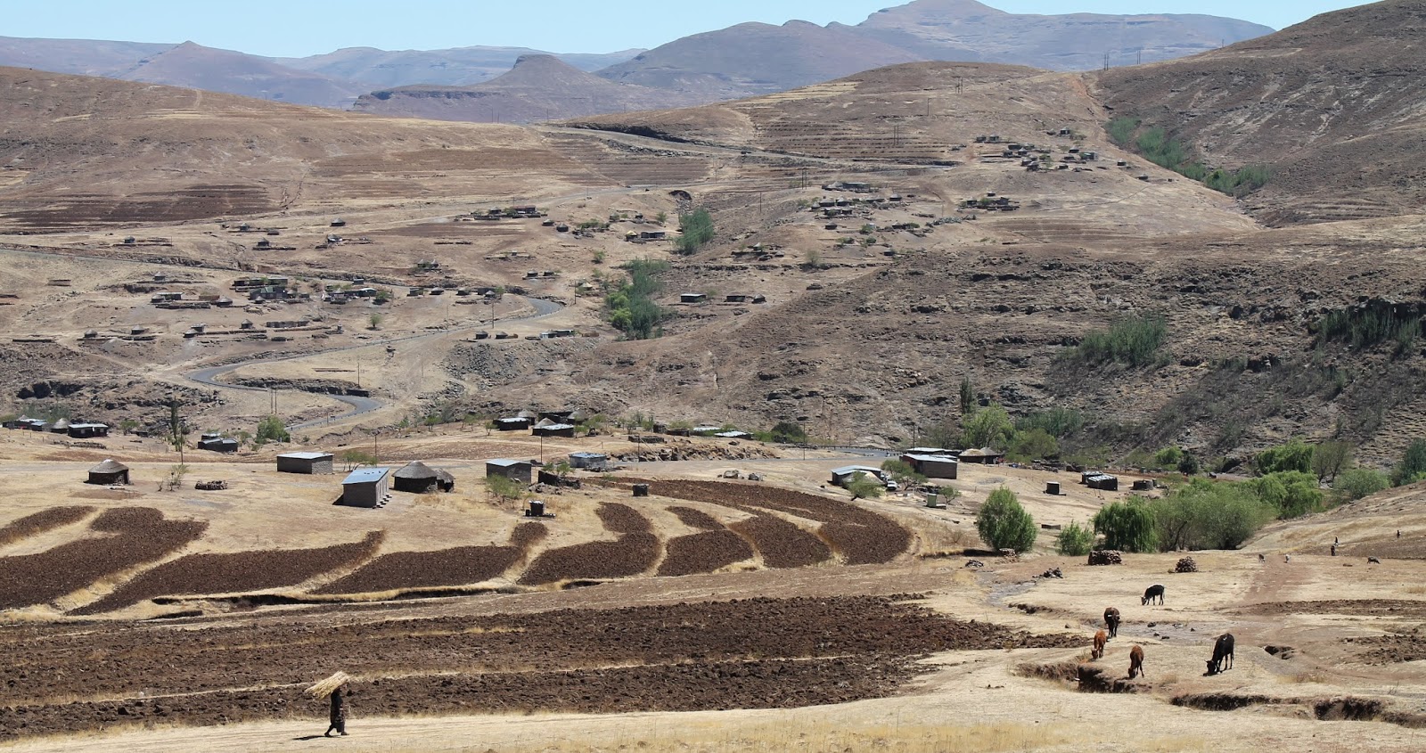 Duncan and Sara 2014 Day 12 Oxbow, Lesotho to Sani Pass, RSA (4/10)