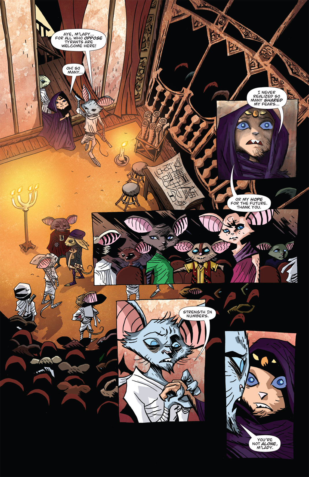 Read online The Mice Templar Volume 3: A Midwinter Night's Dream comic -  Issue #7 - 13