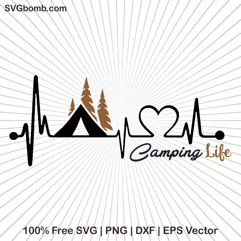 Fields Of Heather Free Camping Themed SVGS