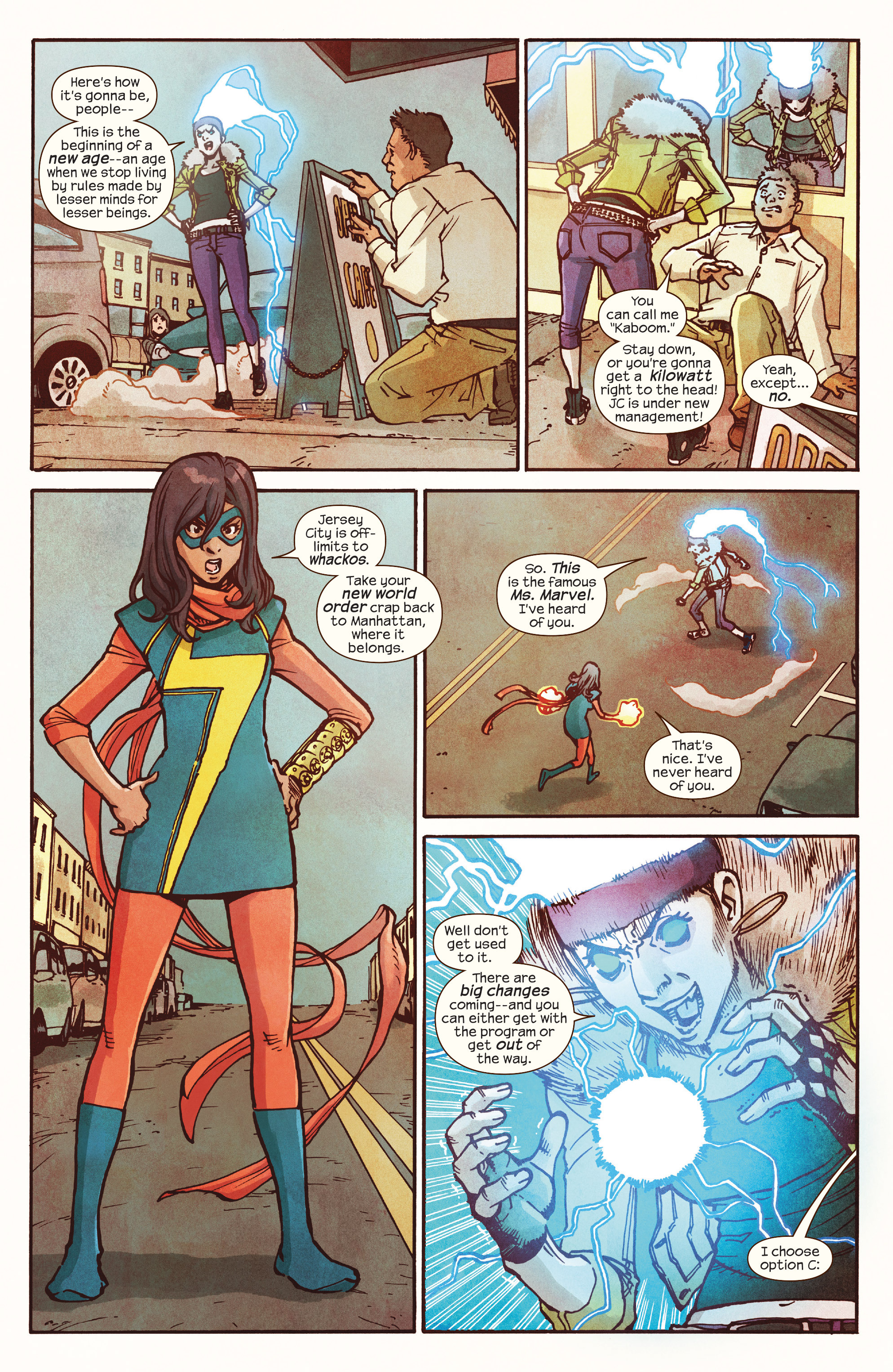 Read online Ms. Marvel (2014) comic -  Issue #13 - 15