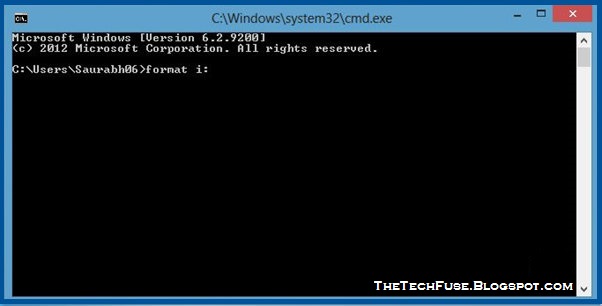 Learn To Format A Pen Drive Using CMD - The Tech Fuse
