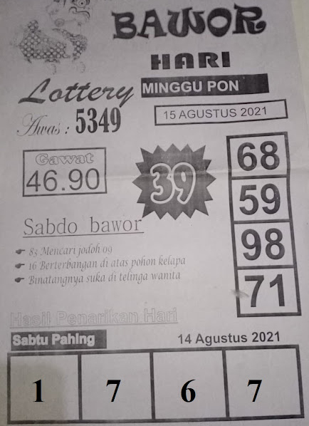 Syair Sgp 15 Agustus 2021 Kode Syair Sgp Syair Hk Syair Sydney 2021