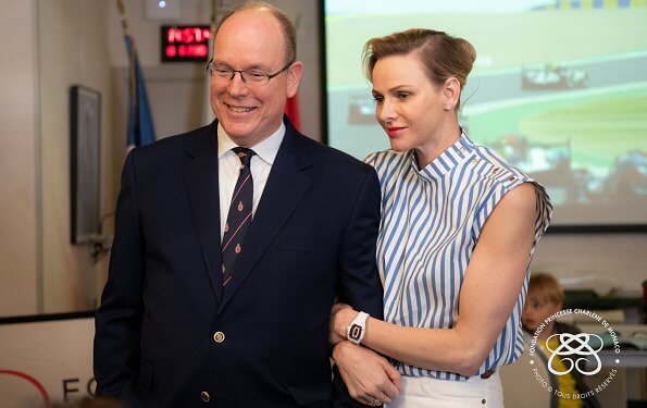 Princess Charlene Wears Louis Vuitton in The Princely Family's