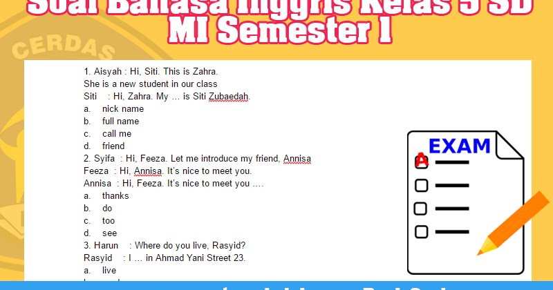 Best Soal Bahasa Inggris Kelas 6 Sd Tentang Holiday Best Soal Bahasa Inggris Kelas 6 Sd Tentang Holiday