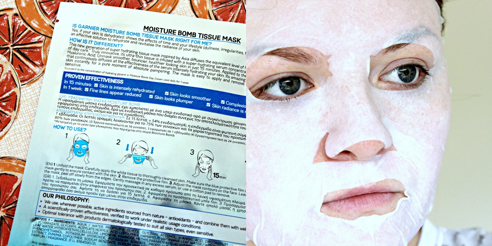 garnier moisture bomb tissue face mask shallowwonderland garnier sheet mask