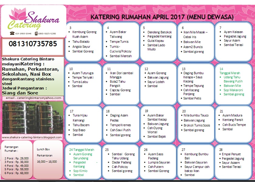 Shakura Catering Bintaro
