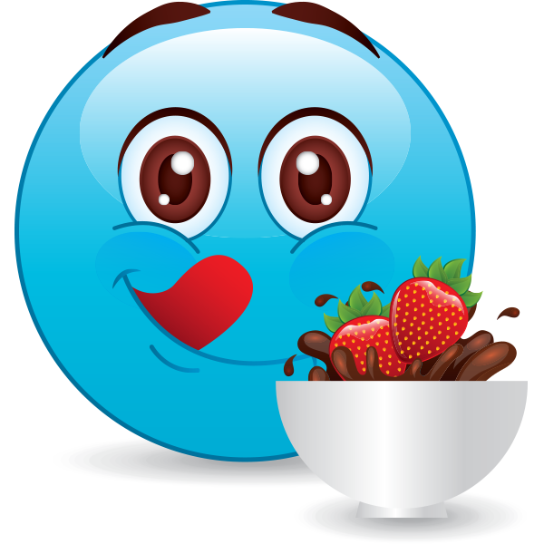 Chocolate & Strawberries Symbols & Emoticons