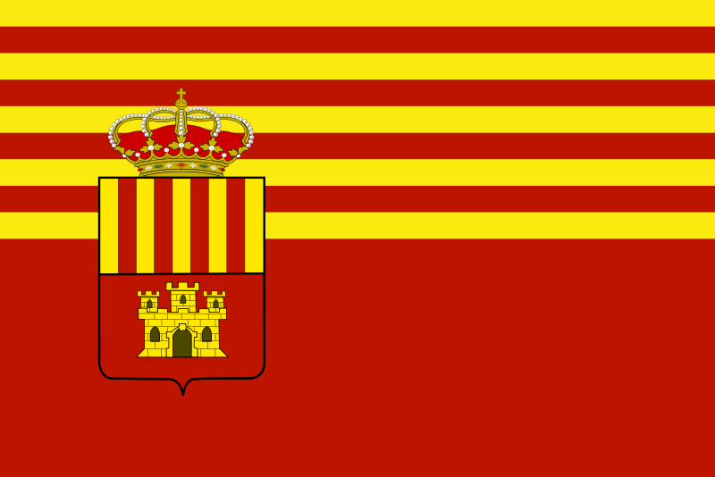 Bandera de la villa de Alagón