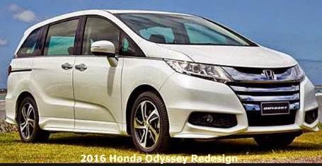 2016 Honda Odyssey Redesign