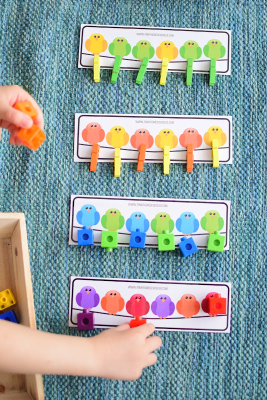 BIRDS ON THE WIRE PATTERNING CARDS