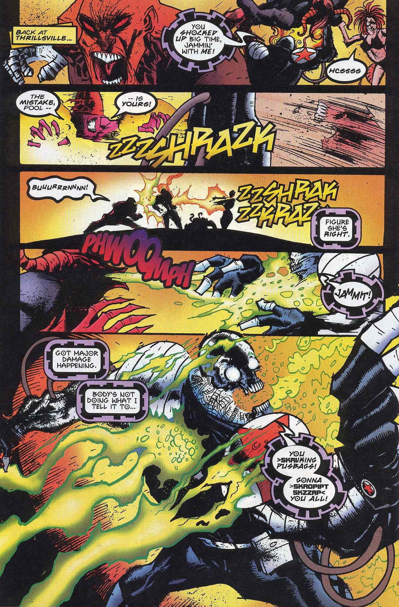 Read online Ghost Rider 2099 comic -  Issue #19 - 22