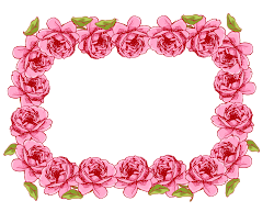 border frame rose clip borders pink clipart roses transparent digital garland faux cliparts frames flower blumenrahmen designs powerpoint