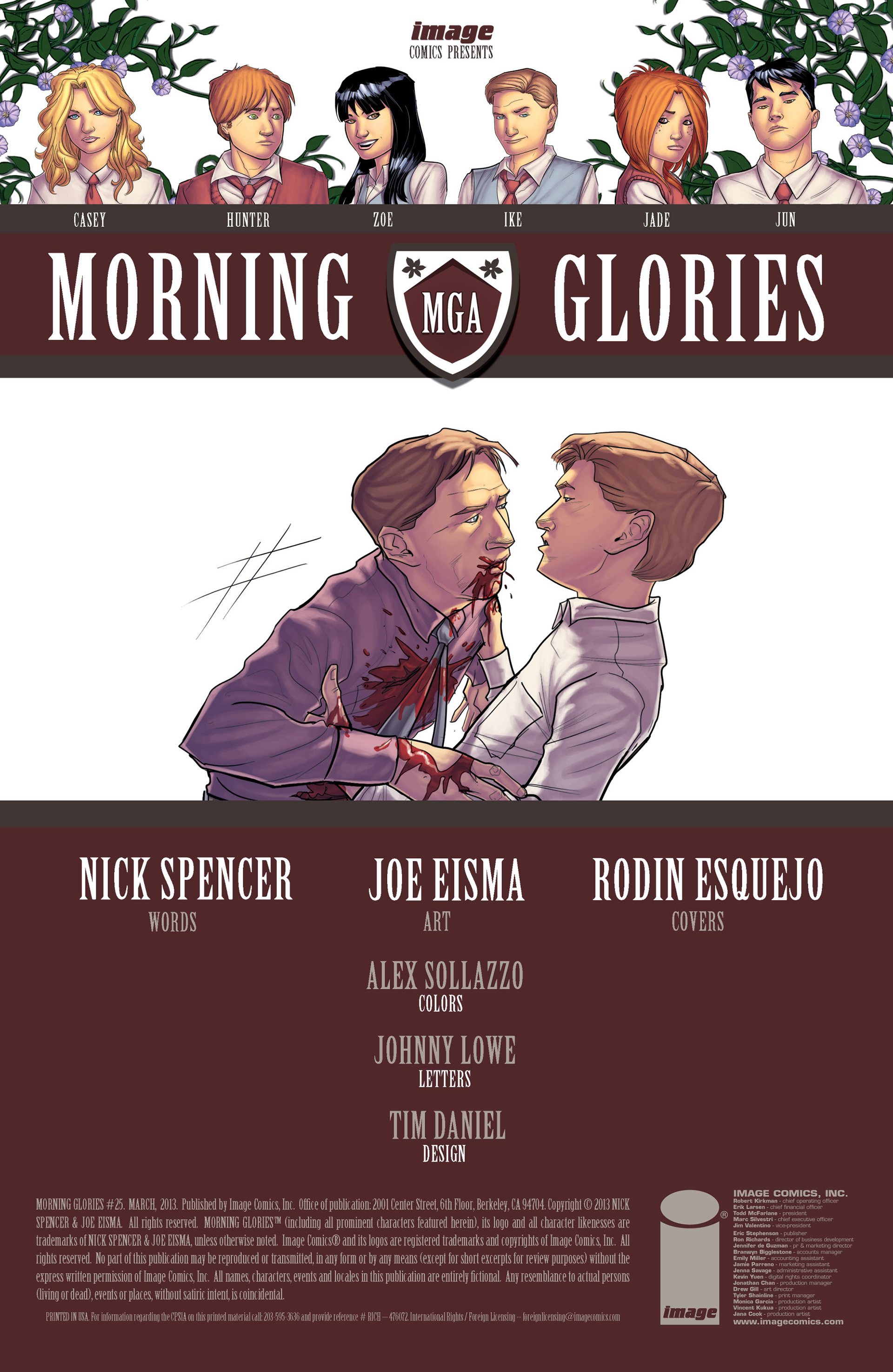 Read online Morning Glories comic -  Issue #25 - 2