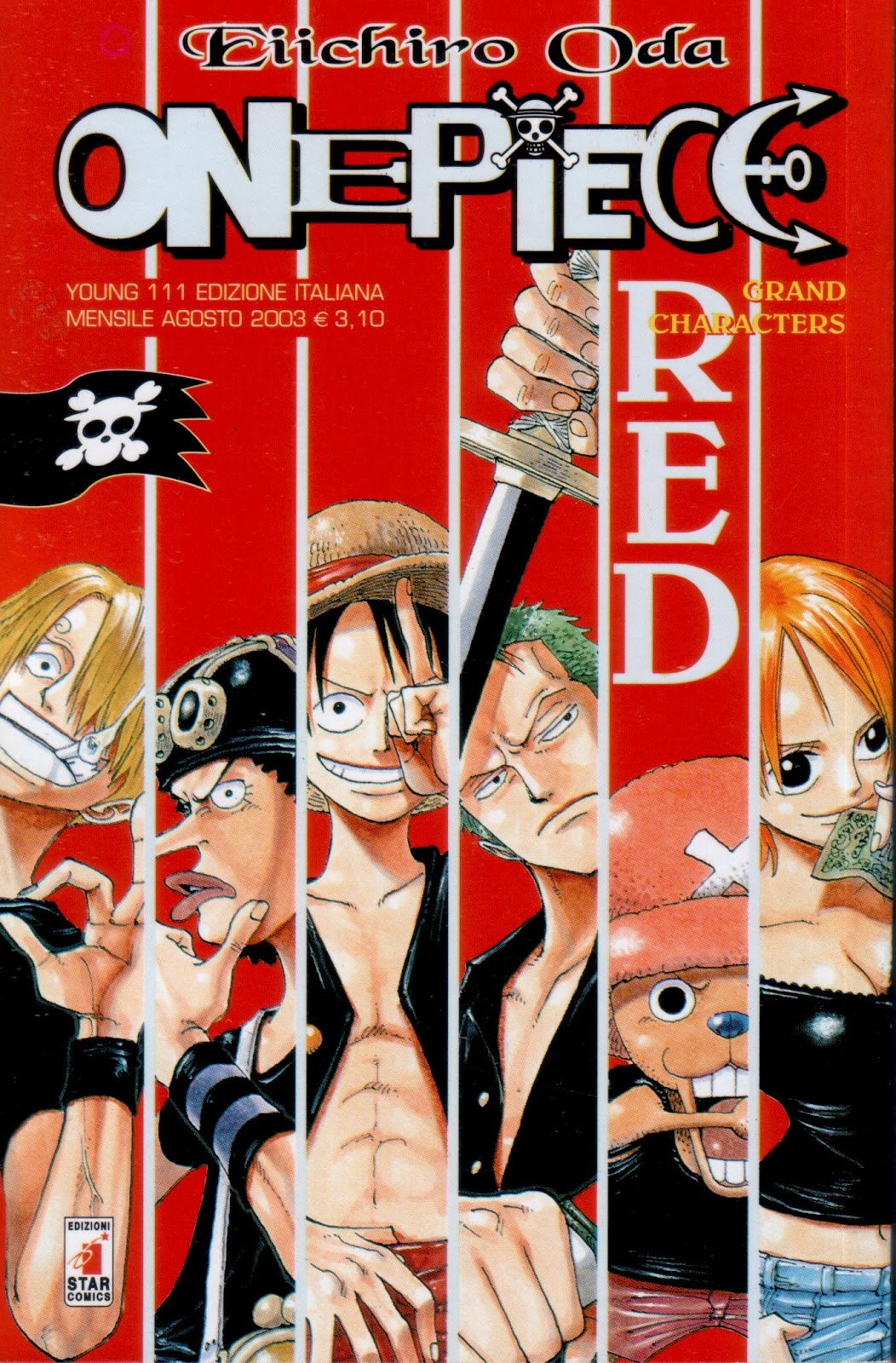 ONE PICE RED GRAND CHARACTERS (AGOSTO 2003) EIICHIRO ODA Blog di