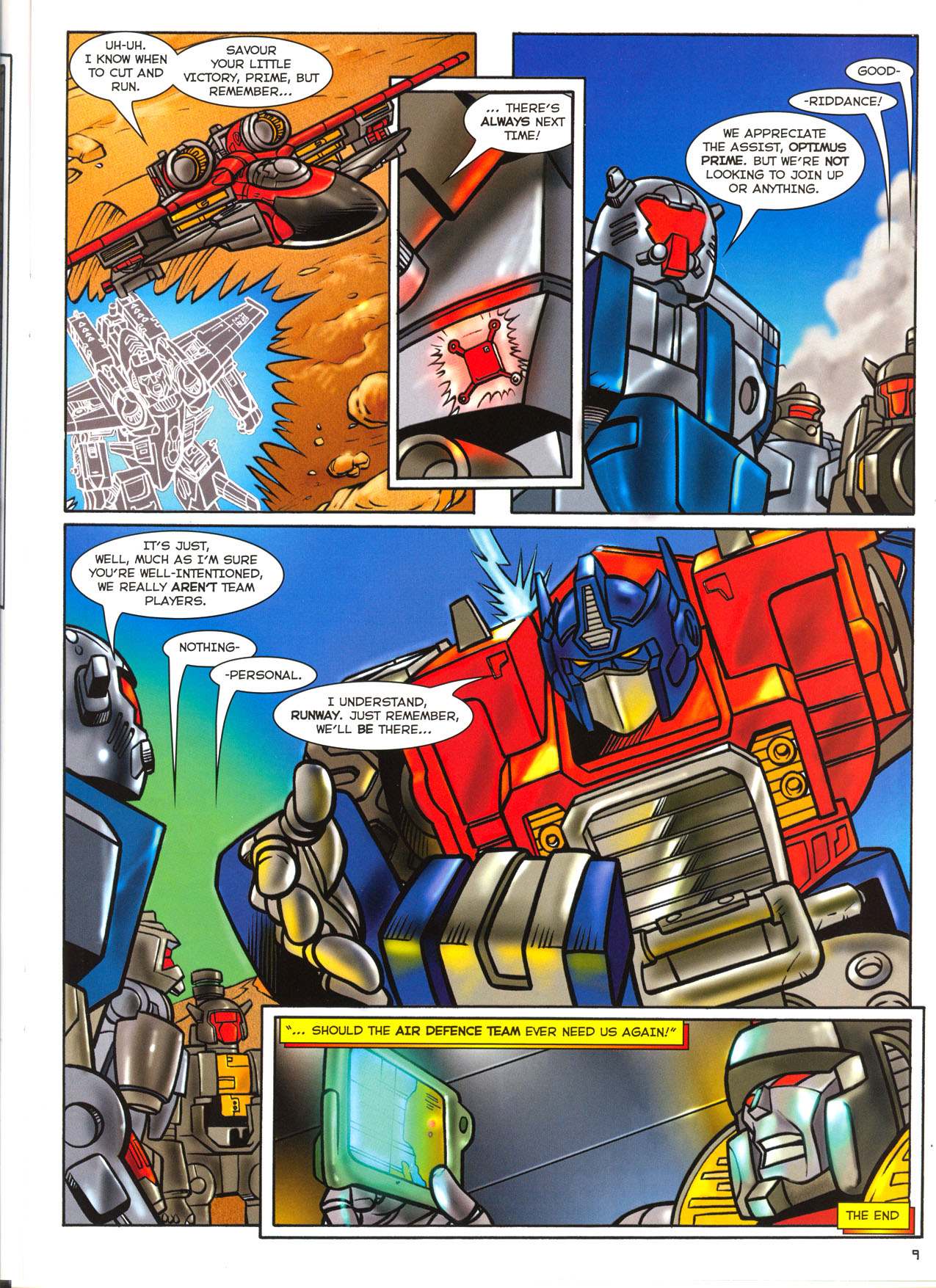 Read online Transformers: Armada (2003) comic -  Issue #5 - 8