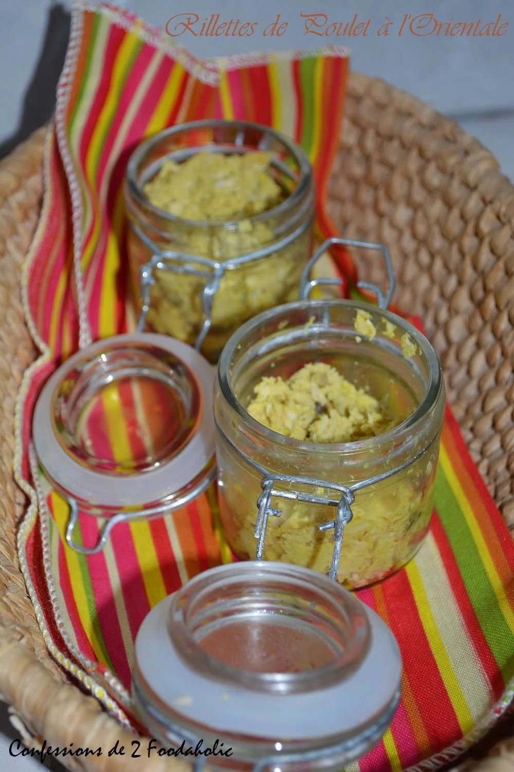Rillettes de poulet à l'orientale | Confessions de Foodaholic