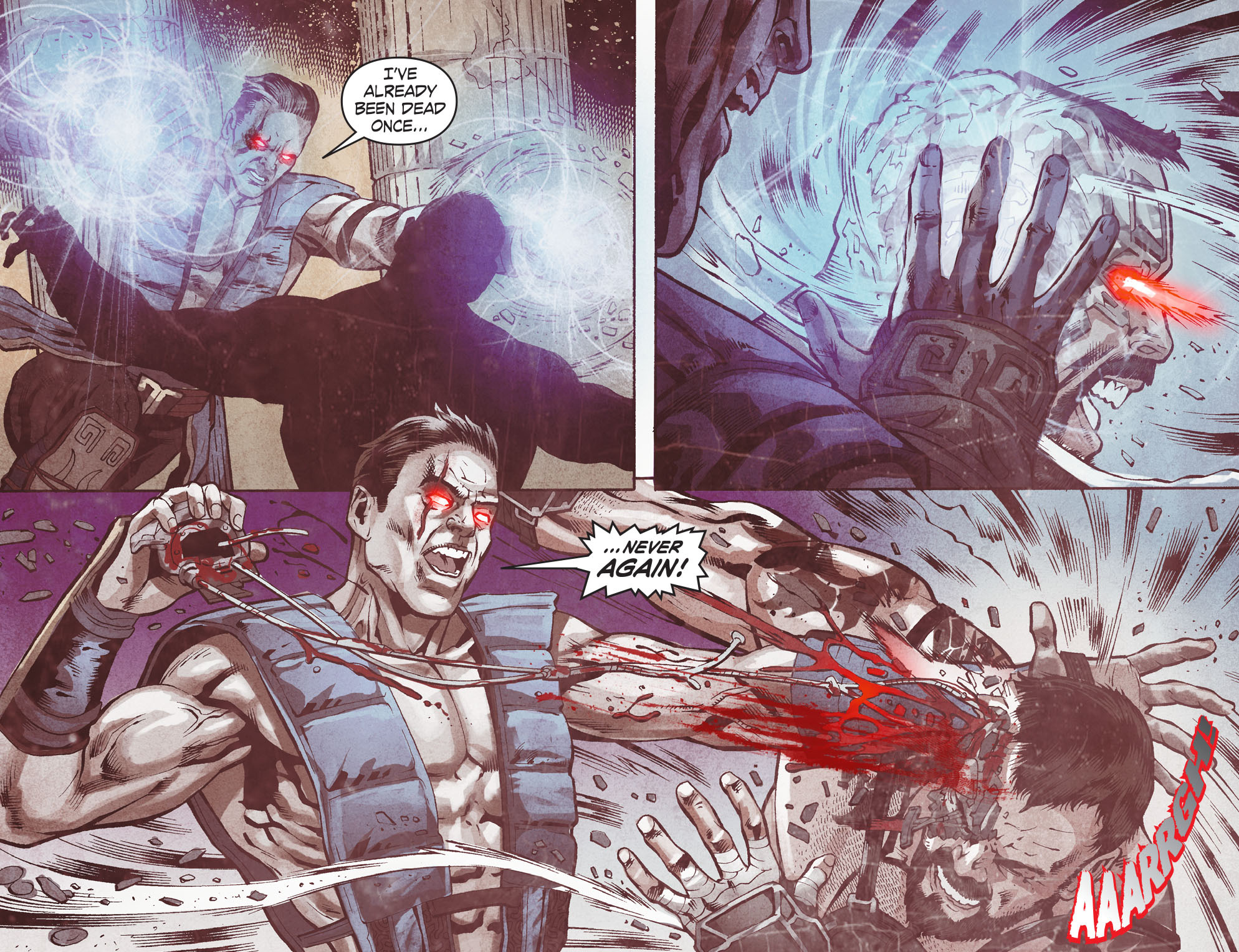 Read online Mortal Kombat X [I] comic -  Issue #9 - 17