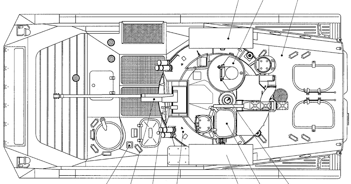 Бмп 2 схема расположения экипажа