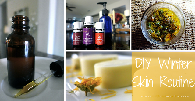 #DIY #beauty skin care routine for the #winter using #essentialoils