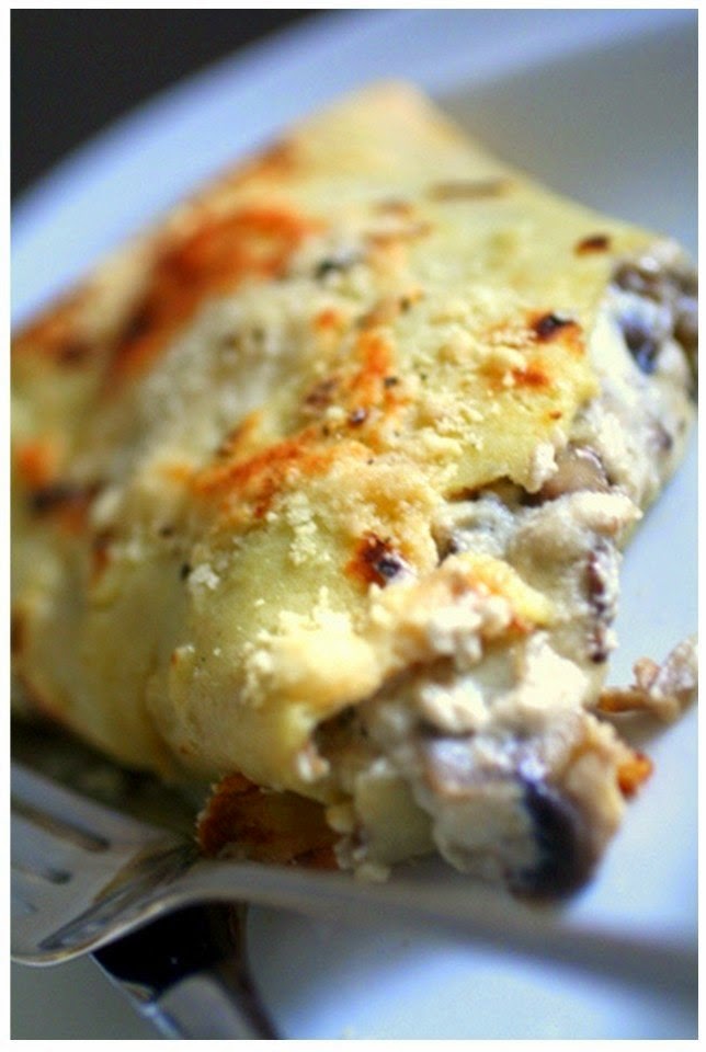 Italian Pancakes With Mushrooms And Cheese Recipe ~ Jennifer Recipes
