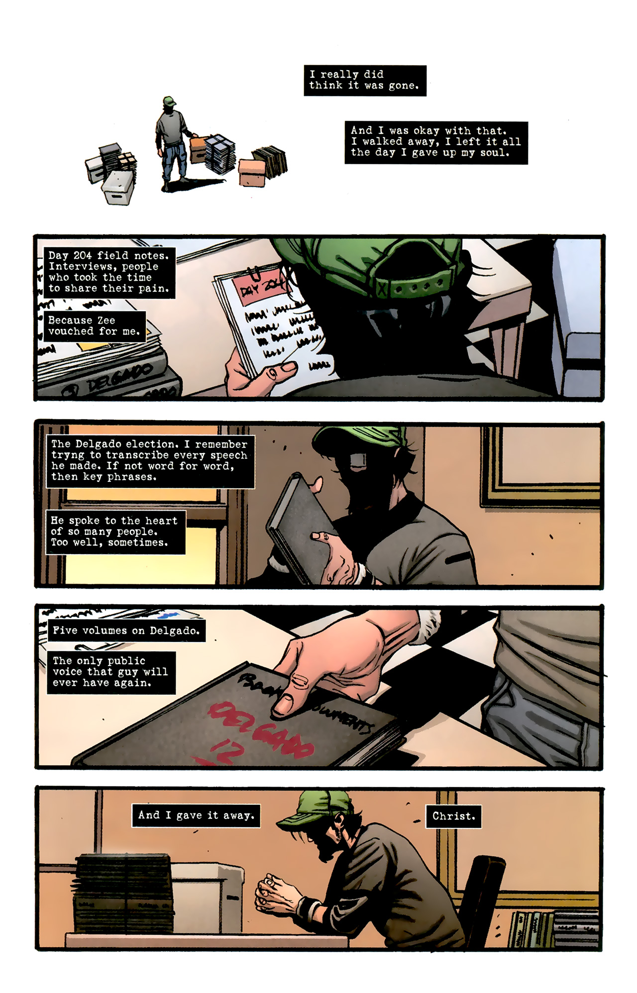 Read online DMZ (2006) comic -  Issue #67 - 15