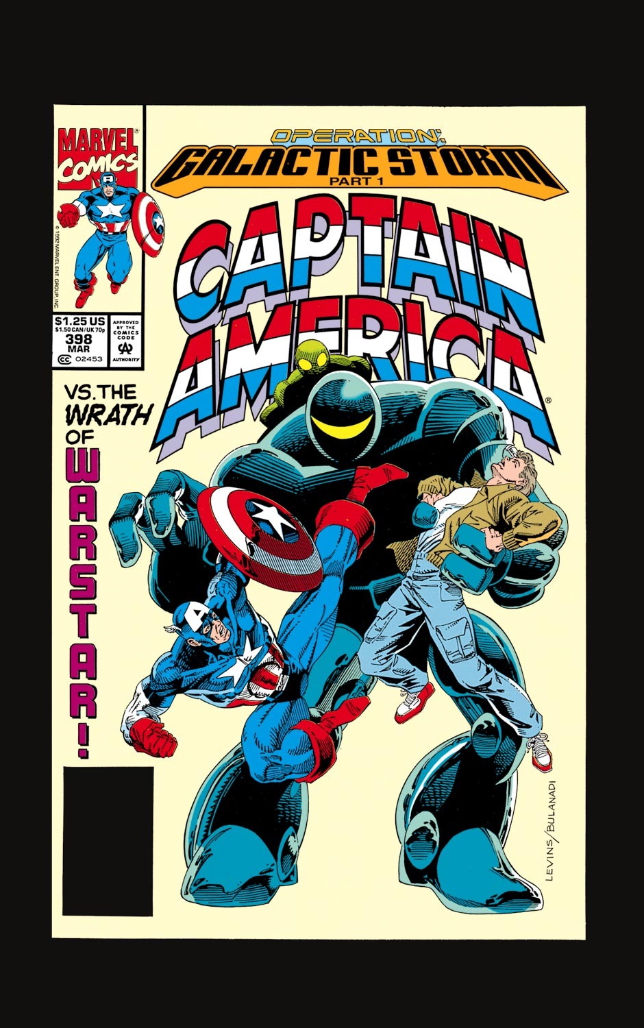 Read online Captain America (1968) comic -  Issue #398 - 1