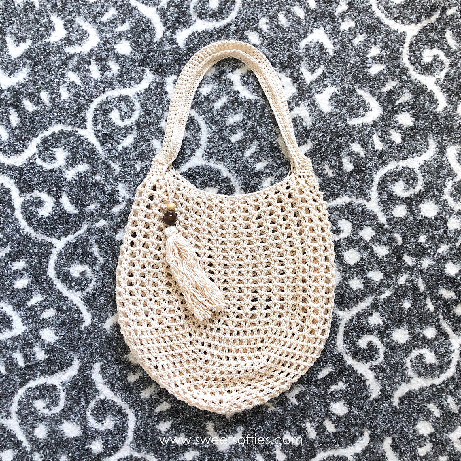 Mini Crochet Backpack - Celtic Knot Crochet