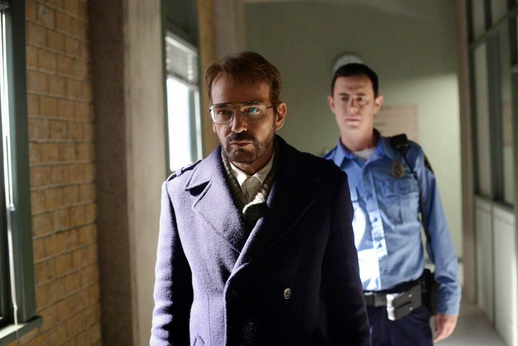 Billy Bob Thornton as Pastor Frank Peterson with Colin Hanks as Gus Grimly in Fargo Season 1 Finale Episode 10 Morton's Fork