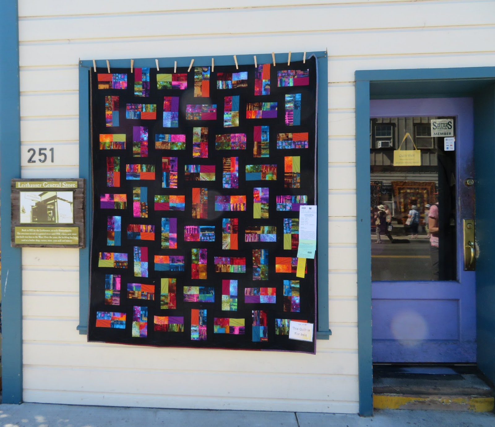 Gluten Free Quilter Trip to Sisters Oregon Quilt Show