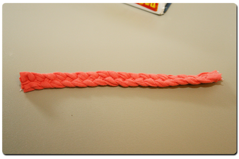 Haute To Sew Braided Tshirt Bracelet