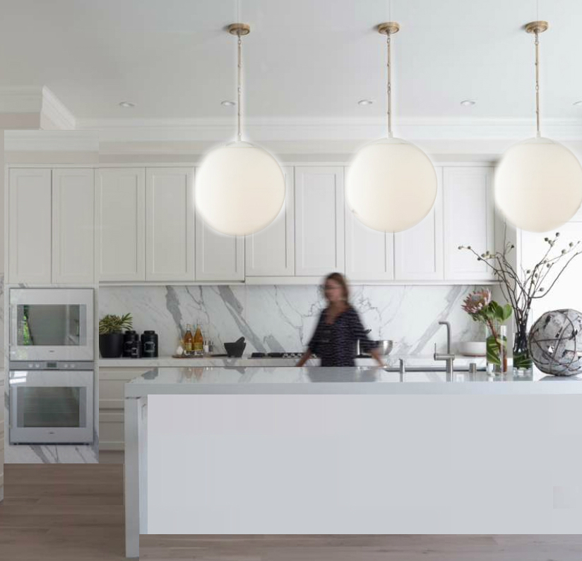 Renov8or Classic White Shaker Marble Kitchen