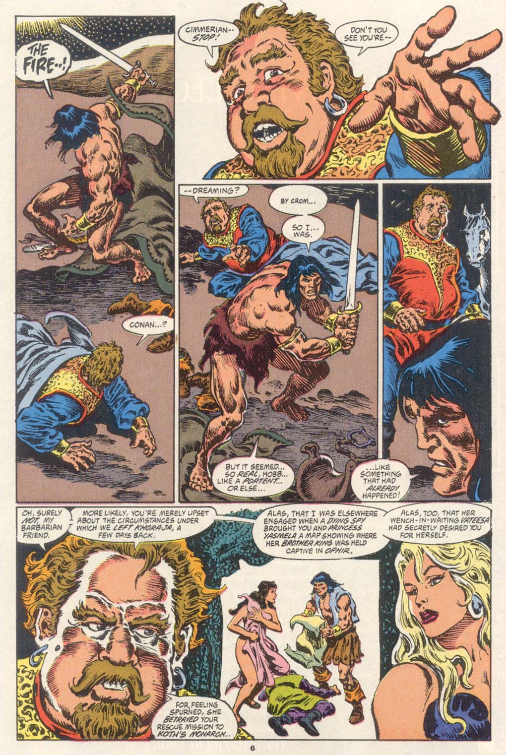 Read online Conan the Barbarian (1970) comic -  Issue #252 - 6