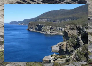 Scenic lookouts on the Hobart to Port Arthur Drive in Tasmania