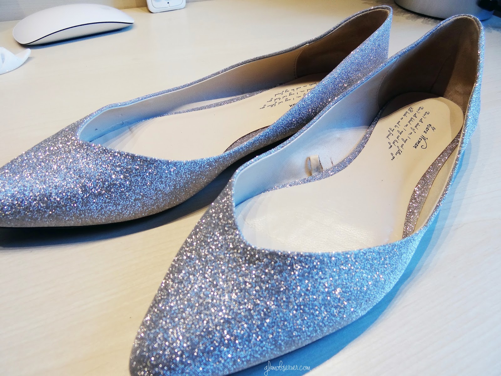 Finally Mine Zara Glitter Shoes GLAM OBSERVER