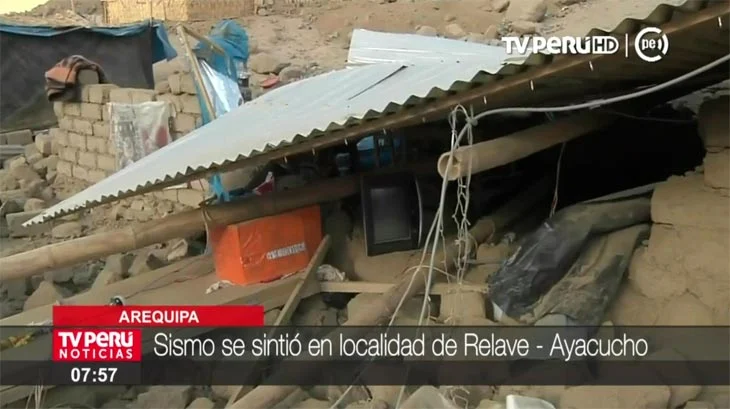 The consequences of a powerful earthquake in Peru