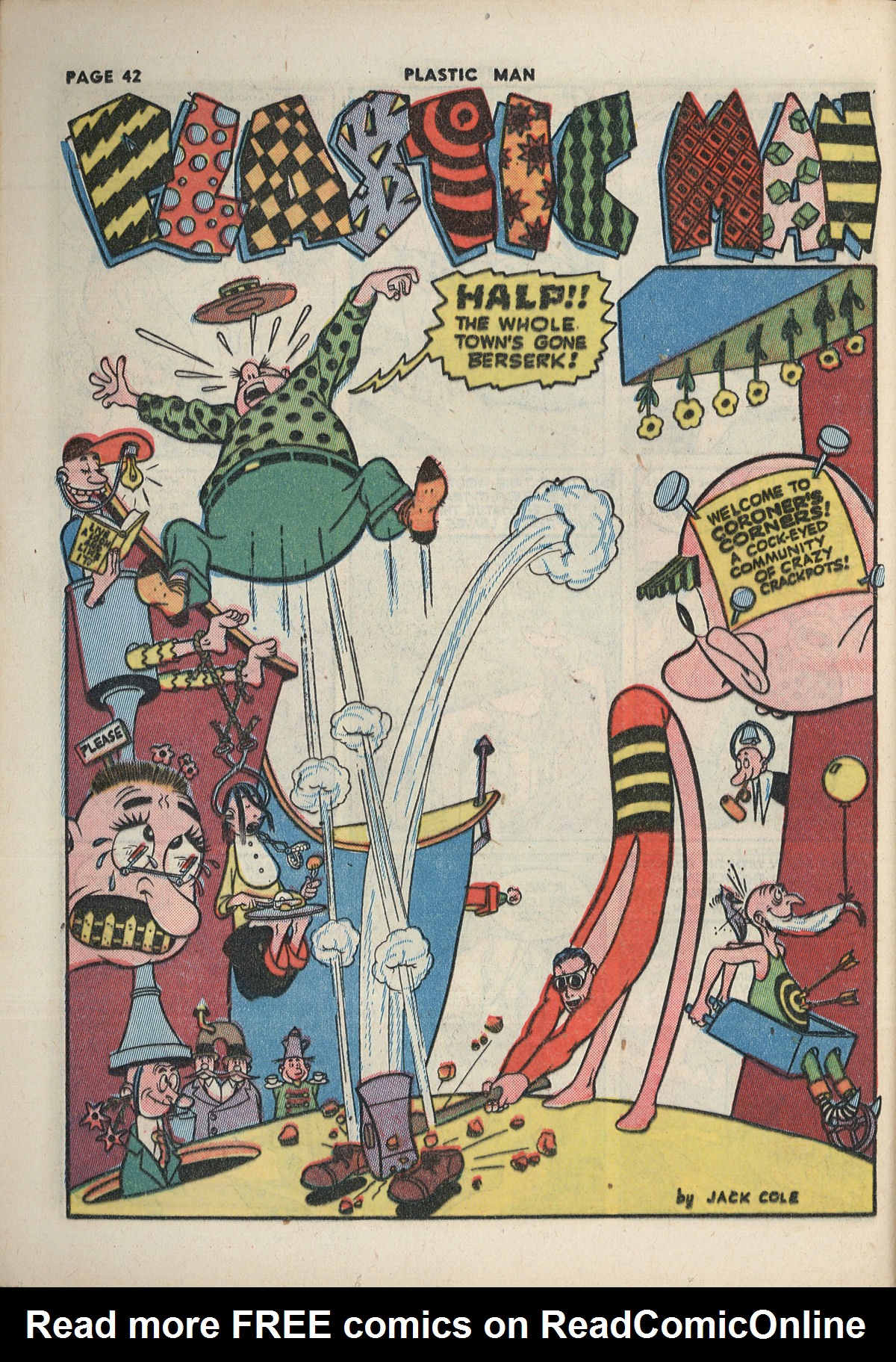 Read online Plastic Man (1943) comic -  Issue #2 - 44