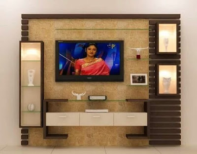 Best 40 modern TV wall units wooden tv cabinets designs for living room interior 2020