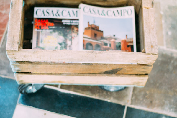 Revistero diy con una caja de fruta