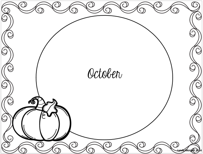 Curls and a Smile: October Remind Me of....{a little freebie}