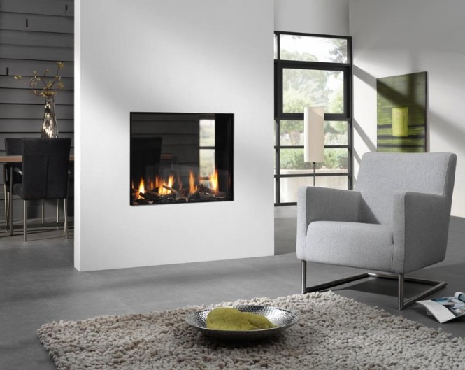 Visión Interiorista: Chimeneas minimalistas
