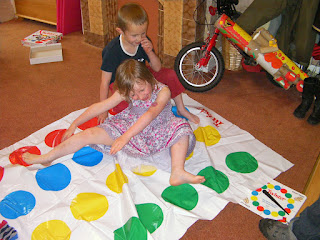 game of twister with 6 year olds