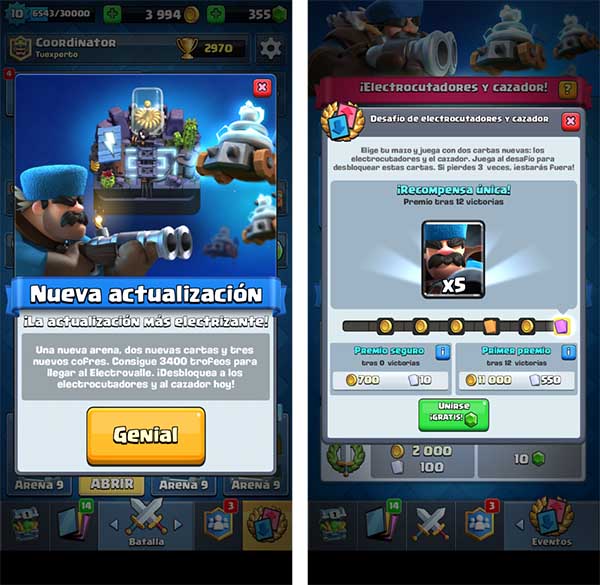 nueva actualizacion de clash royale cartas,nueva arena y mas mejoras nueva actualizacion de clash royale cartas,nueva arena y mas mejoras