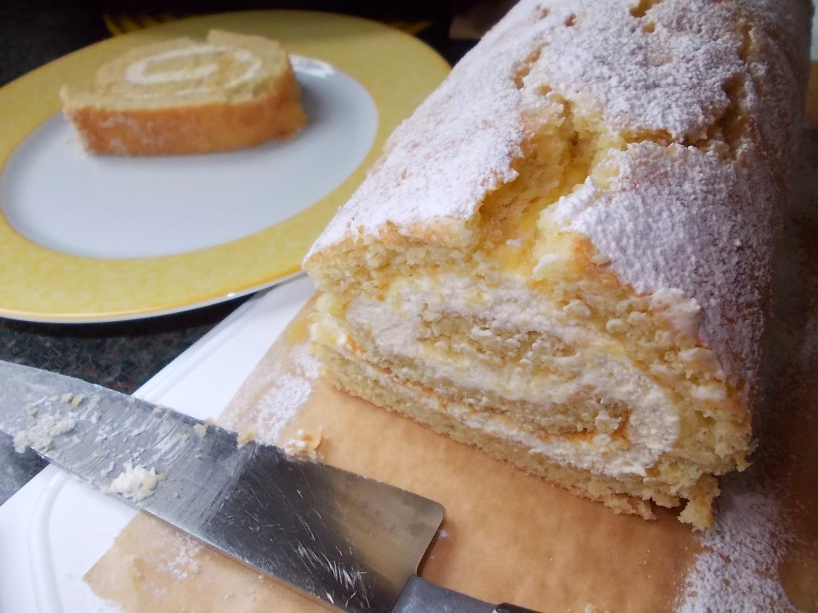 Good Food, Great Fun and Gluten Free Almond Roulade with Lemon and
