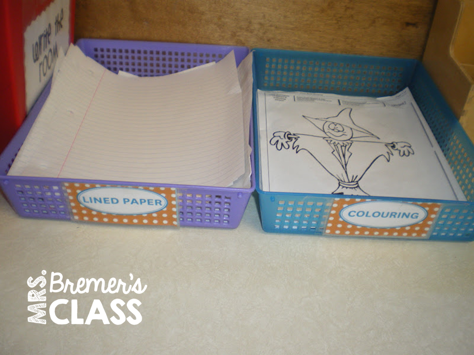 Mrs. Bremer's Class Storage...How I Love Thee