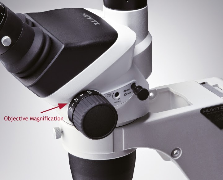 zoom microscope knob image