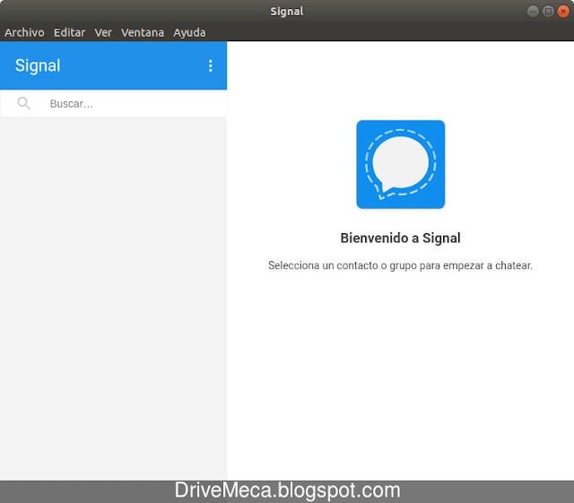 Para modificar Signal-Desktop entramos a Ajustes