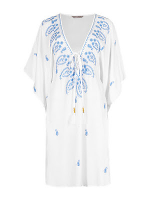 Marks and Spencer Pure Modal Embroidered Kaftan